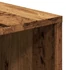 Kép 8/11 - Antik fa színű szerelt fa TV-szekrény 130 x 35 x 50 cm