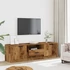 Kép 3/10 - TV szekrény Régi fa 140x35x40 cm Gépelt fa