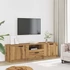 Kép 3/10 - TV szekrény Artisan tölgy 140x35x40 cm Műanyag fa