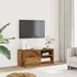Kép 3/11 - TV szekrény Régi fa 80x35x36,5 cm Gépelt fa