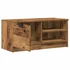 Kép 9/11 - TV szekrény Régi fa 80x35x36,5 cm Gépelt fa