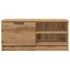Kép 5/11 - 2 db barna tölgy színű szerelt fa TV-szekrény 80x35x36,5 cm