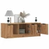 Kép 1/11 - TV szekrény Artisan tölgy 102x35x36,5 cm Műanyag fa