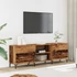 Kép 3/11 - Antik fa színű szerelt fa TV-szekrény 150 x 30 x 50 cm