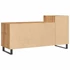 Kép 7/11 - Kézműves tölgy színű szerelt fa TV-szekrény 100x35x55 cm