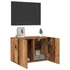 Kép 4/11 - Antik fa színű falra szerelhető TV-szekrény 60 x 30 x 41 cm