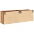 Kép 8/11 - 2 db antik fa színű falra szerelhető TV-szekrény 60 x 30 x 41cm
