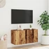 Kép 3/11 - Antik fa színű falra szerelhető TV-szekrény 80 x 30 x 41 cm