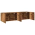 Kép 5/11 - 2 db antik fa színű falra szerelhető TV-szekrény 80 x 30 x 41cm