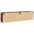 Kép 7/11 - 2 db antik fa színű falra szerelhető TV-szekrény 80 x 30 x 41cm