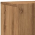 Kép 8/11 - 2 db kézműves tölgy falra szerelhető TV-szekrény 80x30x41 cm