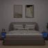 Kép 5/11 - 2 db antik fa fali TV-szekrény LED-világítással 30x28,5x30 cm