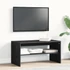 Kép 3/10 - Fekete tölgy színű szerelt fa TV-szekrény 80 x 40 x 40 cm
