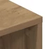 Kép 8/10 - Kézműves tölgy színű szerelt fa TV-szekrény 100x40x40 cm
