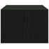 Kép 8/11 - TV szekrény LED világítással fekete tölgyfa 75x35,5x25 cm