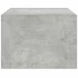Kép 8/11 - TV szekrény LED világítással beton szürke 75x35,5x25 cm