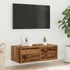 Kép 4/11 - TV szekrény LED világítással régi fa 75x35,5x25 cm