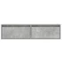 Kép 7/11 - TV szekrény LED világítással beton szürke 100X35,5x25 cm