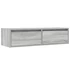 Kép 6/11 - TV szekrény LED világítással szürke sonoma 100X35,5x25 cm