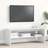 Kép 3/10 - Magasfényű fehér forgácslap TV-szekrény 100 x 40 x 40 cm