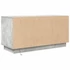 Kép 9/11 - Betonszürke TV-szekrény LED lámpákkal 100x41x50 cm