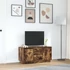 Kép 4/11 - Füstös tölgyszínű TV-szekrény LED-világítással 100x41x50 cm