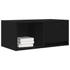 Kép 4/11 - 2 db fekete tölgy színű szerelt fa TV-szekrény 60x31x25,5 cm