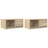 Kép 2/11 - 2 db sonoma tölgy színű szerelt fa TV-szekrény 60x31x25,5 cm