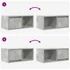 Kép 9/11 - Betonszürke szerelt fa TV-szekrény 60x31x25,5 cm