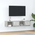 Kép 1/11 - 2 db betonszürke szerelt fa TV-szekrény 60x31x25,5 cm