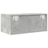 Kép 9/11 - 2 db betonszürke szerelt fa TV-szekrény 60x31x25,5 cm