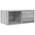 Kép 2/11 - Szürke sonoma színű szerelt fa TV-szekrény 60x31x25,5 cm