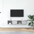 Kép 3/11 - 2 db szürke sonoma szerelt fa fali TV-szekrény 60x31x25,5 cm