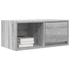 Kép 4/11 - 2 db szürke sonoma szerelt fa fali TV-szekrény 60x31x25,5 cm
