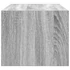 Kép 8/11 - 2 db szürke sonoma szerelt fa fali TV-szekrény 60x31x25,5 cm