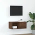 Kép 1/11 - Barna tölgy színű szerelt fa TV-szekrény 60x31x25,5 cm