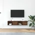 Kép 3/11 - 2 db barna tölgy színű szerelt fa TV-szekrény 60x31x25,5 cm