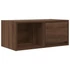 Kép 6/11 - 2 db barna tölgy színű szerelt fa TV-szekrény 60x31x25,5 cm