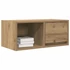 Kép 4/11 - Kézműves tölgy színű szerelt fa TV-szekrény 60x31x25,5 cm