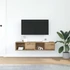 Kép 3/11 - 2 db kézműves tölgy szerelt fa TV-szekrény 60x31x25,5 cm