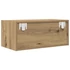 Kép 9/11 - 2 db kézműves tölgy szerelt fa TV-szekrény 60x31x25,5 cm