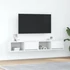 Kép 1/11 - 2 db fehér szerelt fa TV-szekrény 80x31x25,5 cm