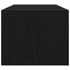 Kép 8/11 - 2 db fekete tölgy színű szerelt fa TV-szekrény 80x31x25,5 cm