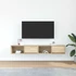 Kép 3/11 - 2 db sonoma tölgy színű szerelt fa TV-szekrény 80x31x25,5 cm