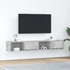Kép 1/11 - 2 db betonszürke szerelt fa TV-szekrény 80x31x25,5 cm