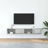 Kép 3/11 - 2 db betonszürke szerelt fa TV-szekrény 80x31x25,5 cm