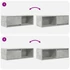 Kép 10/11 - 2 db betonszürke szerelt fa TV-szekrény 80x31x25,5 cm