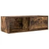 Kép 2/11 - Füstös tölgy színű szerelt fa TV-szekrény 80x31x25,5 cm