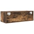 Kép 8/11 - Füstös tölgy színű szerelt fa TV-szekrény 80x31x25,5 cm
