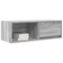 Kép 4/11 - 2 db szürke sonoma szerelt fa fali TV-szekrény 80x31x25,5 cm